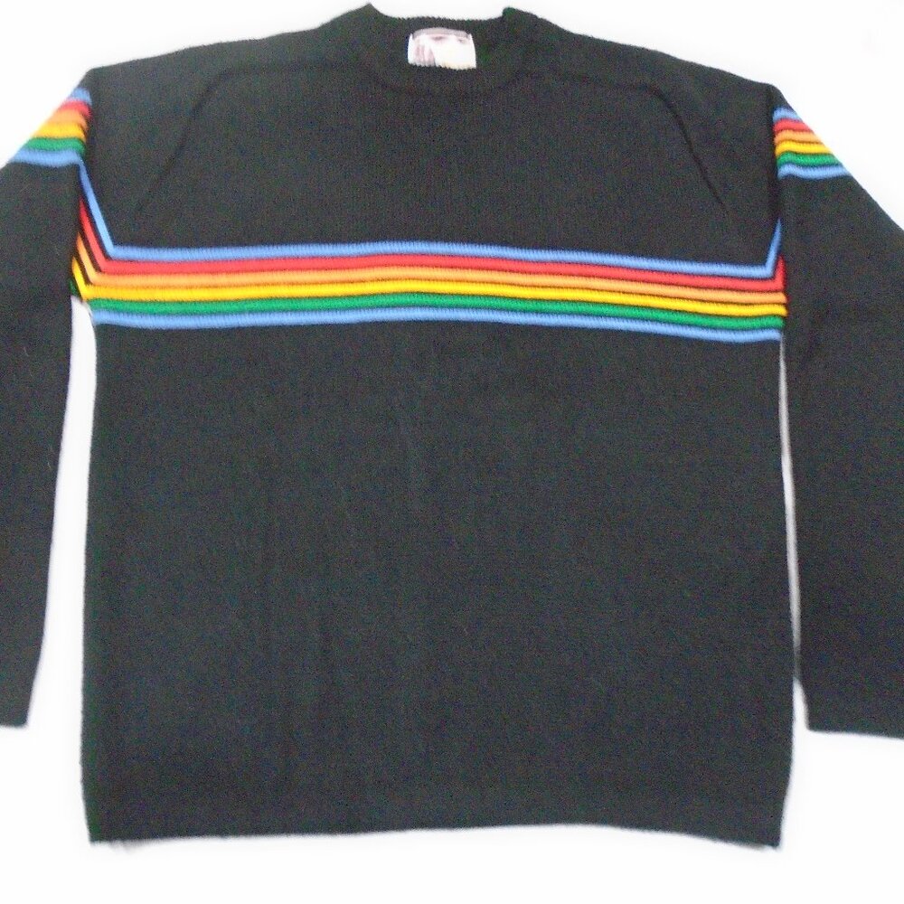 Vintage Mervyn's High Sierra Rainbow Sweater Size XL
